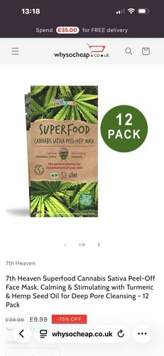 Face mask 7th heaven - mask, cannabis