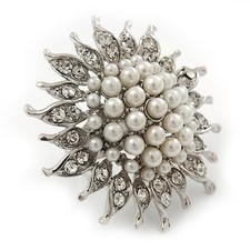 Large diamante and simulated - large,