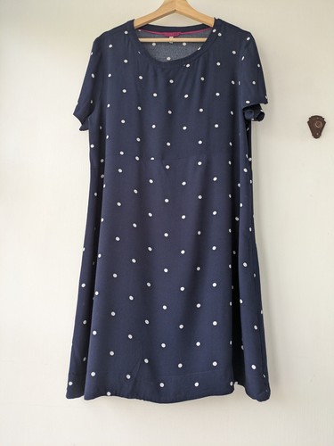 Joules navy white viscose - /,