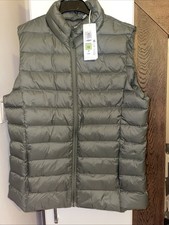 Marks & Spencer Women’s Feather & Down Filled Gilet Size 12 Khaki