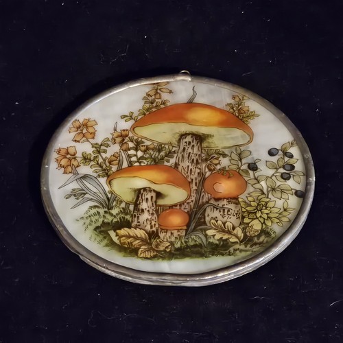 Vintage mushroom suncatcher - mushroom,