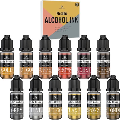 Metallic alcohol ink set 12 - -,