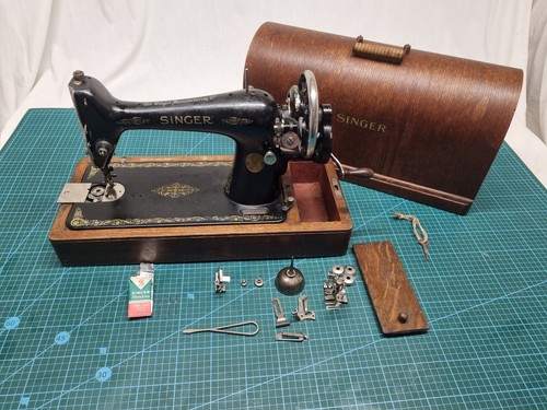 Antique hand cranked - antique, singer