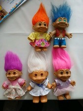 Assorted Troll Dolls Including One Rare
