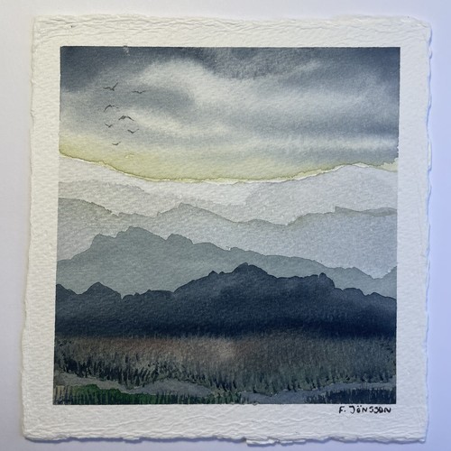 Original watercolour painting - original,