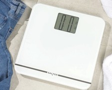 Salter Digital Bathroom Scale LCD Large Display Easy Read Fitness Carpet Feet