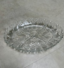Vintage Crystal Deep Dish Tray
