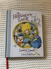 The Hunting Of The Snark - Chris Riddell Signed HB 1st Edtn Book + Sprayed Edges
