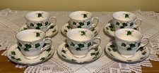 Vintage Colclough Ivy Leaf SET