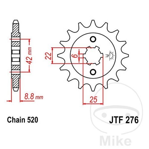 Sprocket for honda - sprocket, cm