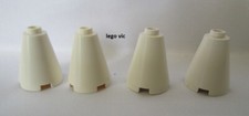 Lego 3942c x4 Cone 2x2x2 White