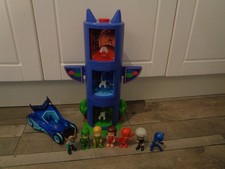 PJ masks bundle-transforming totem tower,car+romeo,luna girl,gekko,greg,amaya+