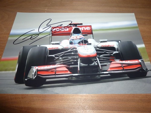 Jenson button signed - jenson, 12x8