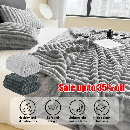 Large ribbed faux - large, warm
