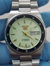 Vintage Seiko 5 Railway Time