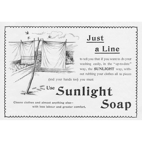Sunlight soap washing line - soap,
