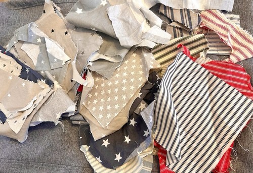 Bundle fabric scraps - bundle,