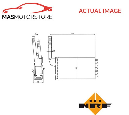 Heater radiator exchanger - radiator,
