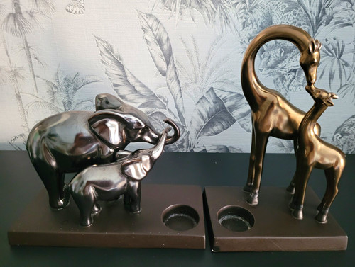 Partylite elephant giraffe - partylite,