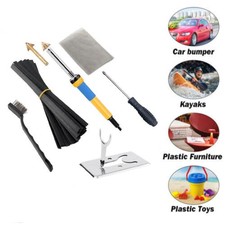 Plastic Welding Soldering Iron Kit Car Bumper Dashboard Kid Repair Welder Tool