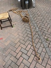 Vintage  Felco 20 CWT -1 Ton Chain Hoist Block And Tackle Winch