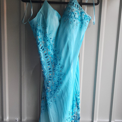 Derhy blue beaded - beaded, embroidered
