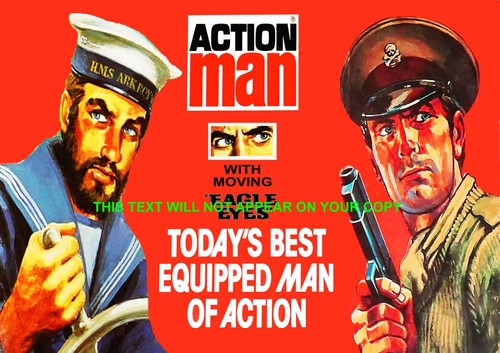 Vintage action man - eagle, eyes