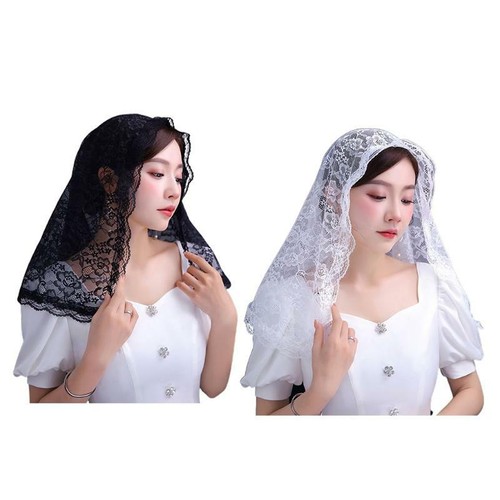 Lace mantilla catholic - lace,