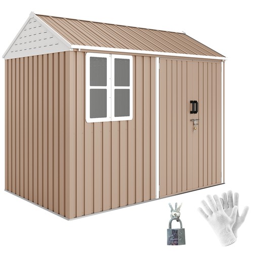 Metal garden storage - 6',