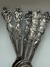 Set of 5 STERLING SILVER