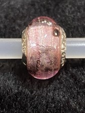 Lovelinks  Pink  Murano Glass Beads 925 Silver