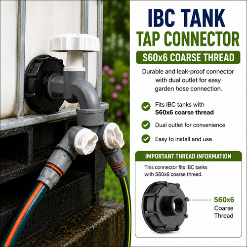 Ibc s60x6 tank - tank, tap