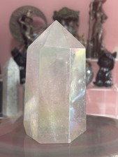Stunning Aura Clear Quartz Tower 0.774kg