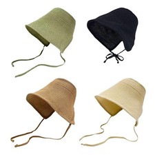 Linen Straw Regency Bonnets