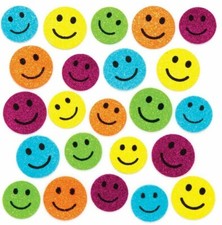 Happy Face Glitter Stickers 5