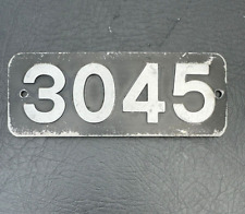 1977 Bristol Omnibus Leyland National PHW987S 3045 Bus Fleet Number Plate Badge