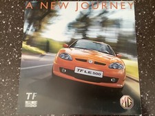 MG TF LE500 LE 500 Original Car Sales Brochure Frameable From 2007