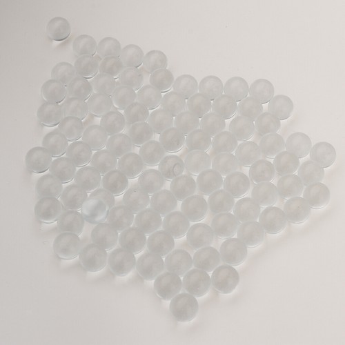 100 pieces clear glass - 100,