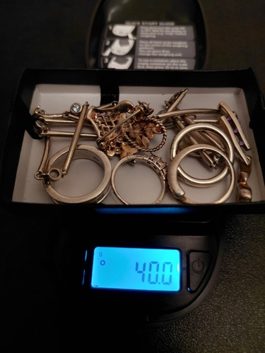 Silver jewellery joblot - joblot, not