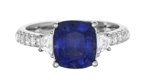 65ct diamond aaa sapphire - 4.65ct,