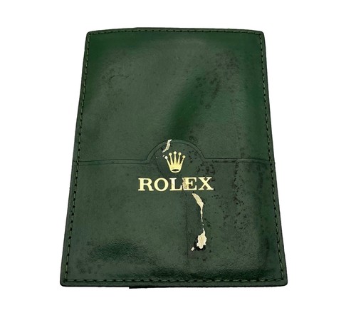 Rolex green document wallet - rolex,