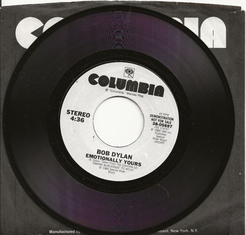Bob dylan emotionally yours - bob,
