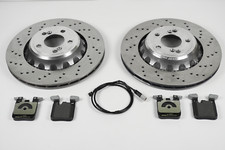 SHW REAR DRILLED BRAKE DISCS