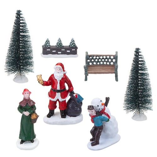 Christmas village scene - christmas,