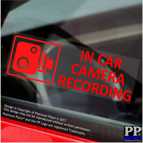 Stickers car camera - in,