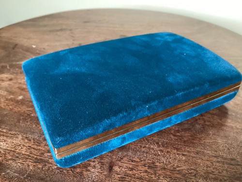 Vintage mele turquoise - vintage, velvet