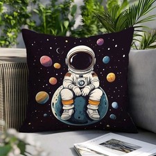 Astronaut Sitting on Moon