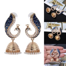 Kundan Jhumka Jhumki Drop Earrings Ethnic Style Indian Bollywood Earring