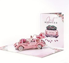 Just Married 3D Pop Up Wedding