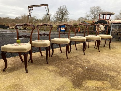 Fine set 6 antique - set,